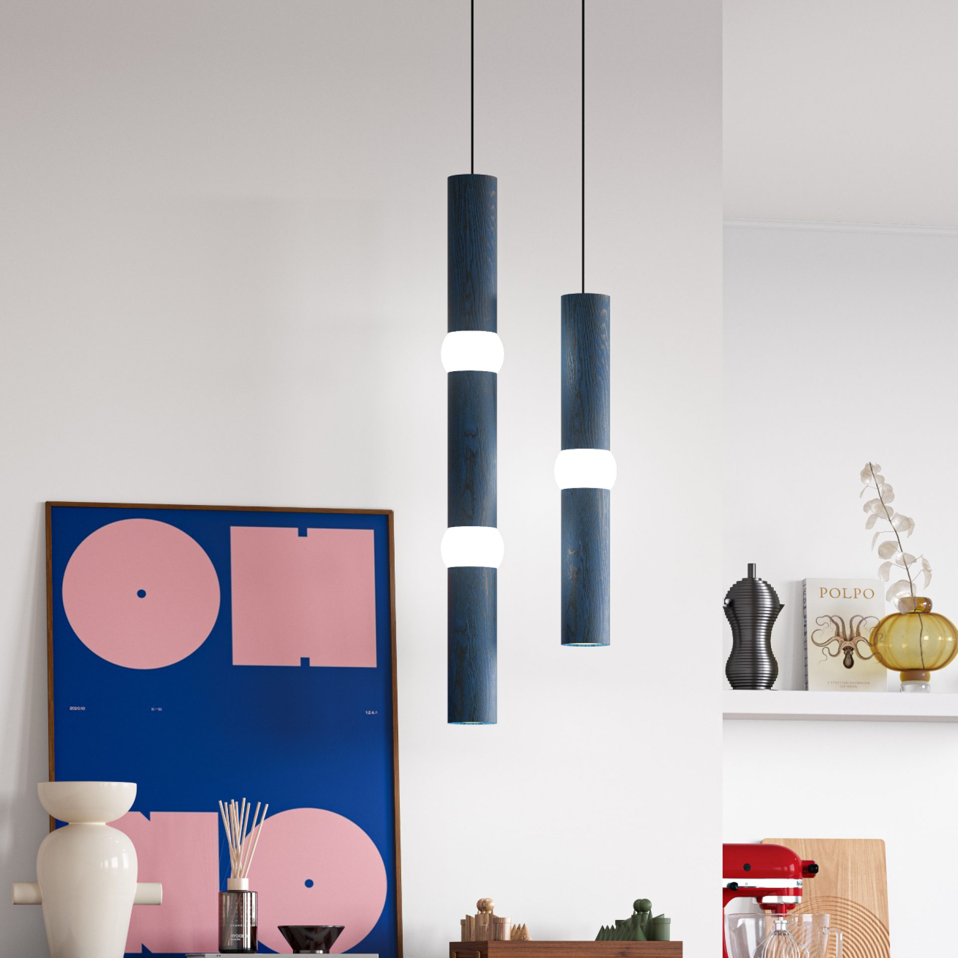 Lightbone Blue Kitchen